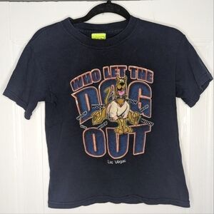 Vintage Scooby Doo Who Let the dog out Tshirt Youth Medium